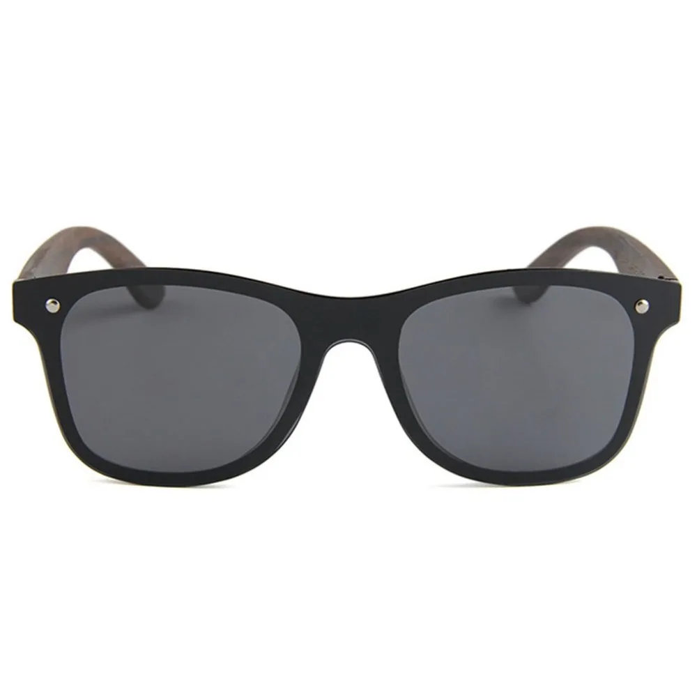 Multicolor Transparent Frame Sunglasses 1501 Fashion Tide Wooden Feet Glasses Colorful Reflective Polarizer