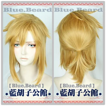 

Link Golden Wig The Legend of Zelda: Breath of the Wild Link Cosplay Short Golden Pony tail Heat Resistant Hair Cosplay Costume