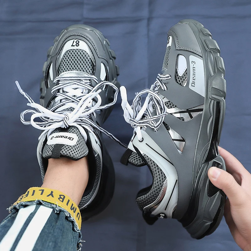 Новинка года; модные мужские кроссовки; Zapatos De Hombre; дышащие мужские кроссовки из сетчатого материала; повседневная обувь для бега; Chaussures Hommes; мужские кроссовки