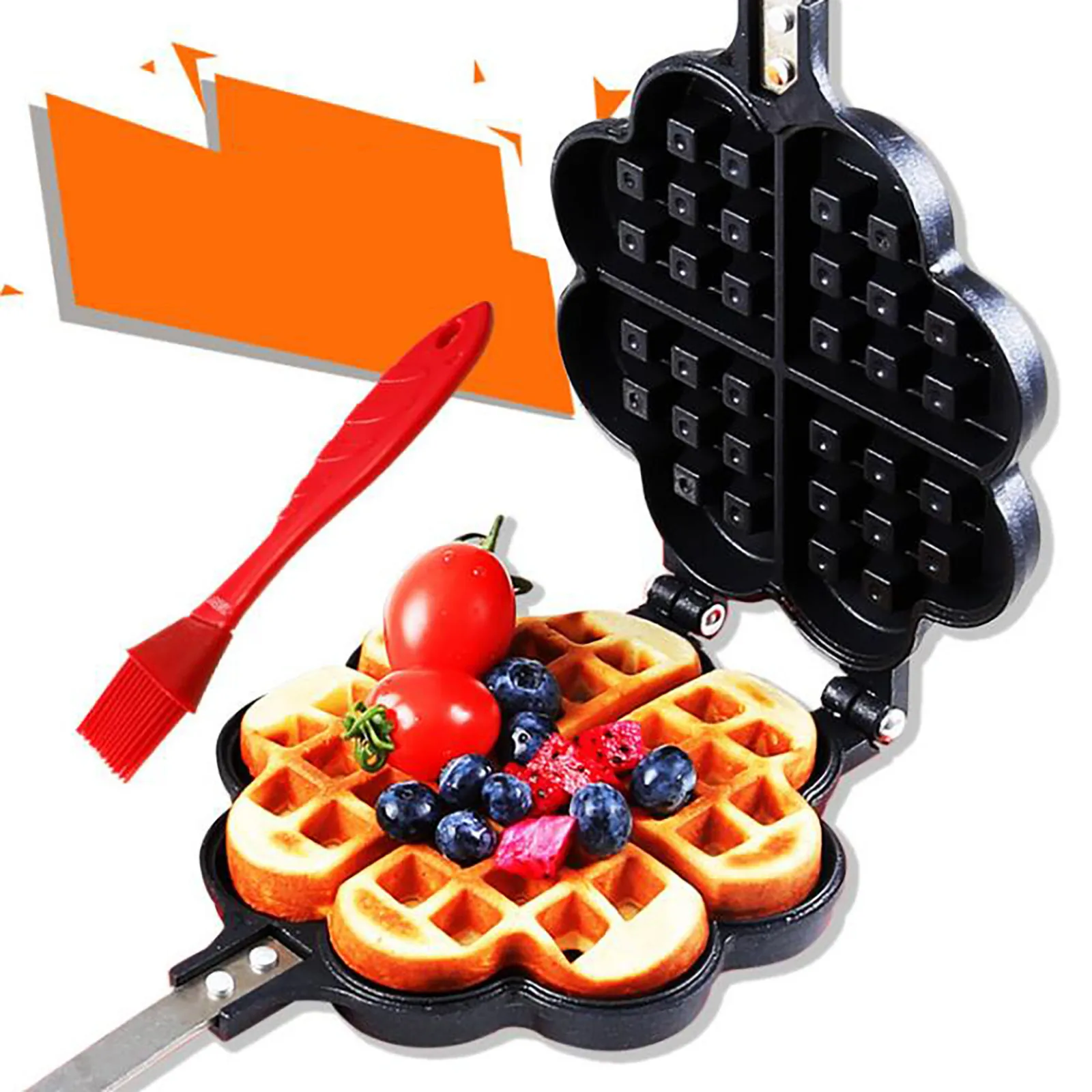 Waffle Baking Pan Mould Diy Maker Cake Kitchen Cook Tool 何でも揃う