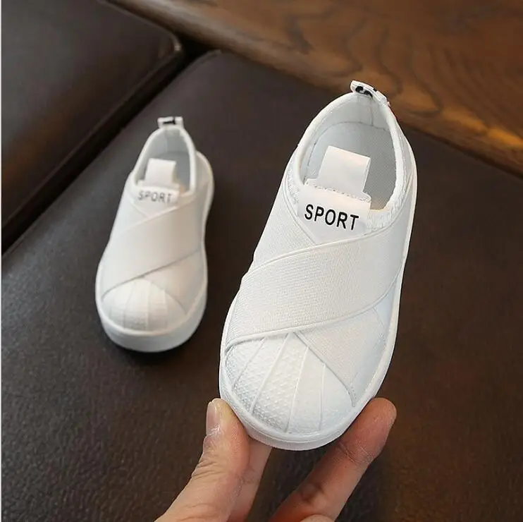picture color Детская обувь Мягкая Chaussure Enfant повседневная спортивная обувь для девочек осень весна полосатые детские кроссовки дышащая детская обувь - Цвет: picture color