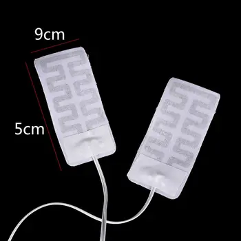 

1 Pair 5*9CM 5V USB Heated Socks Carbon Fiber Pads Electric Heated Insoles Winter Warm Arm Hands Waist Heated Gloves