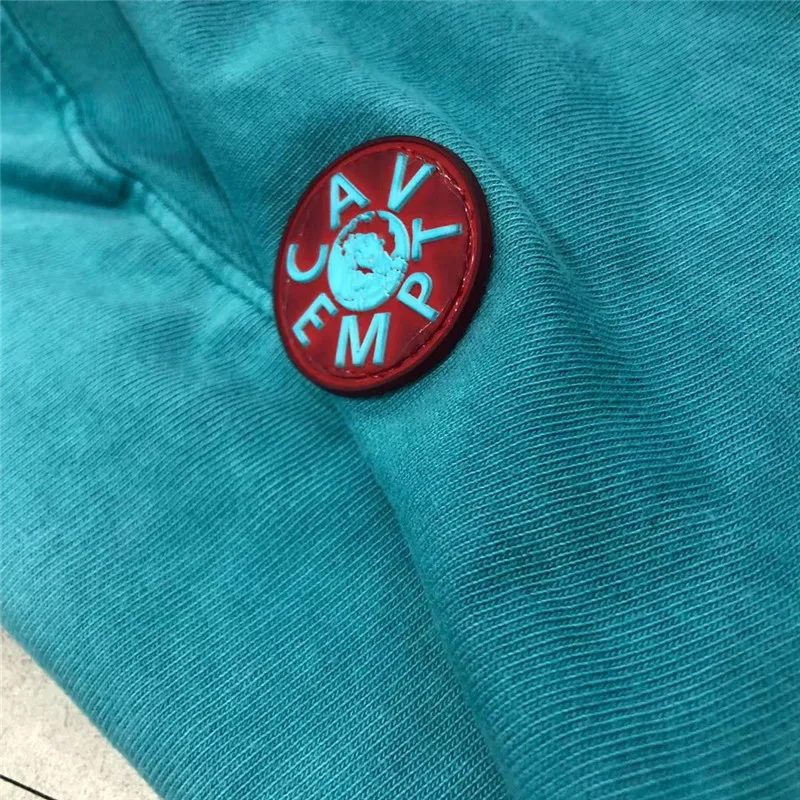 C.E Cav Empt мужское женское поло свободные с длинным рукавом синие высококачественные Cav Empt футболки