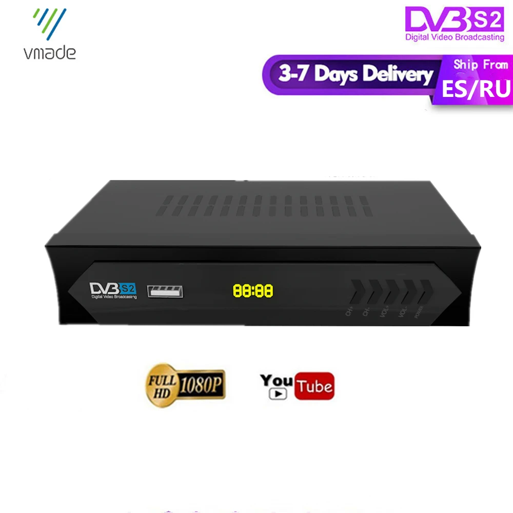 Испания Бразилия горячей продажи SET TOP TV BOX спутниковый ТВ приемник DVB S2 у WI FI