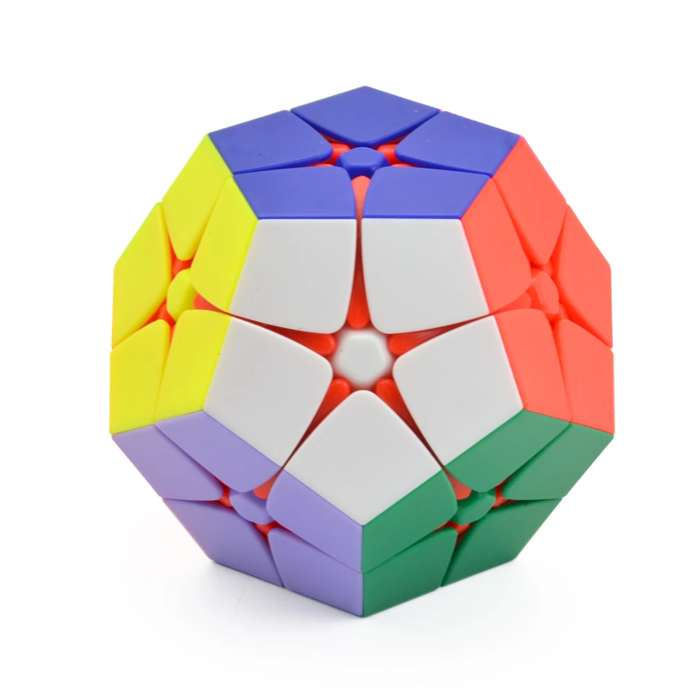 Lefun 2x2 Megamin волшебный куб без наклеек 2 слоя Wumofang профессиональная головоломка скоростные кубики развивающие специальные игрушки