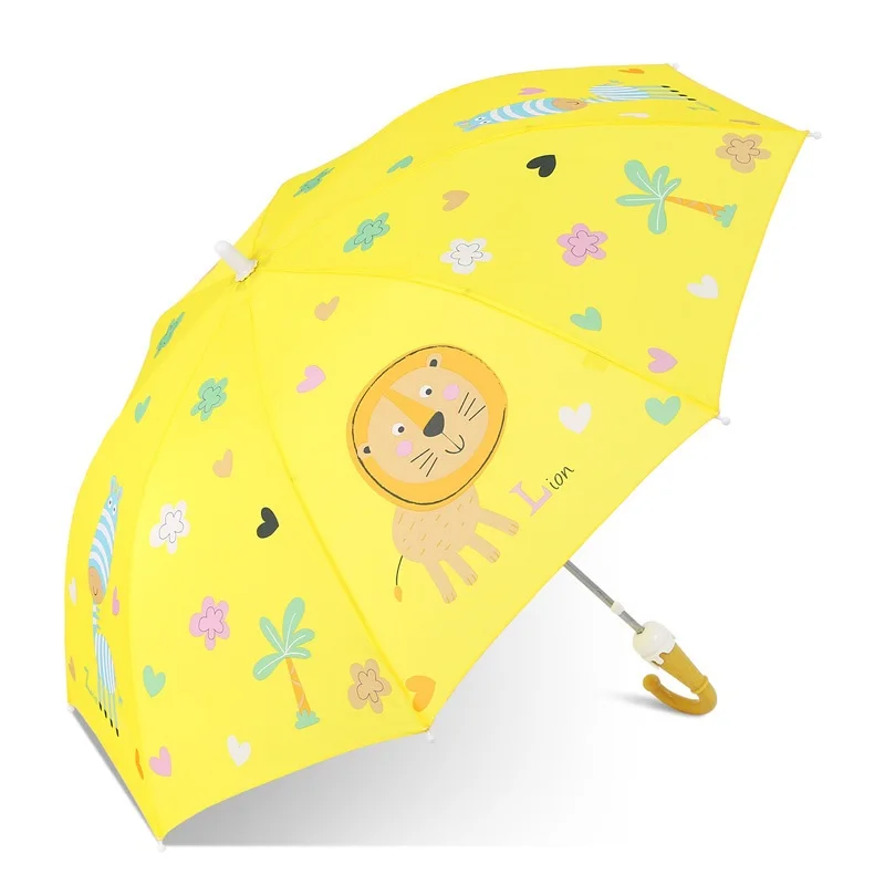 Детский зонт с героями мультфильмов 2019NEW DIY горячее качество ручной открытый неавтоматический ветростойкий складной ветрозащитный дождевик покрытие путешествия