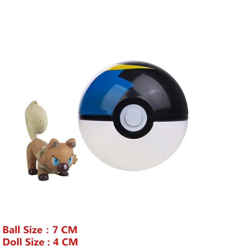 mecha godzilla toy Pokemon Pokeball With Cartoons Movie Anime Figure Pikachu Charmander Eevee Squirtle Vulpix Quality Pet Action Model Toys Gifts goku toys