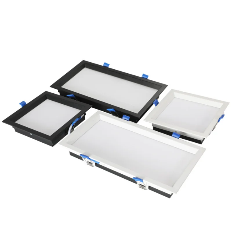 

New LED Downlight Ceiling Grille Light Rectangular Spotlight SMD2835 Square Recessed Ceiling Light Bold Light 12W 18W 24W 30W