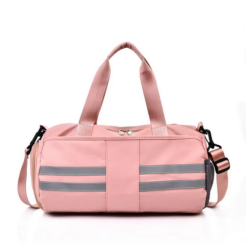 Monerffi Unisex Fashion Sports Itness Bags Short Travel Bags Large Crossbody Bag Shoulder Diagonal Bags Hot Sale - Цвет: pink  big