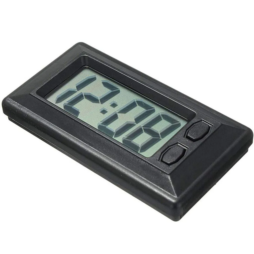 Ultra-thin LCD Digital Display Vehicle Car Dashboard Clock with Calendar Cool R TOOGOO Ultra-thin LCD Digital Display Vehicle Car Dashboard Clock with Calendar Cool R TOOGOO
