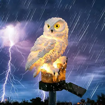 

Solar Light Waterproof Intelligent Light Control LED Owl Shape Light Landscape Lamp Outdoor Garden Decoration Sculptures Lamp