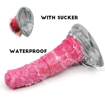 YOCY Eohippus Dildo Silicone Anal Plug G-Spot Massager For Female Realistic Small Horse Penis Animal Fantasy Dildos Male Sex Toy 4