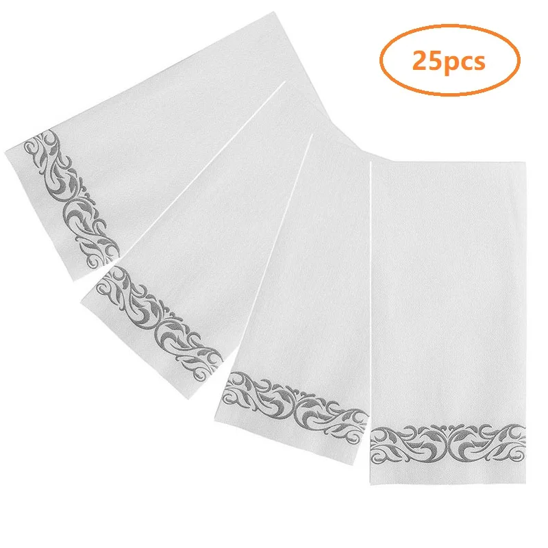 50pcs Serviettes En Papier Serviettes De Table Jetables - Temu France