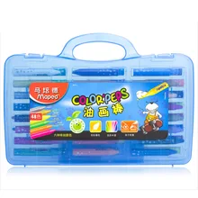 MAPED 864015 карандаш 48 цветов Детская граффити треугольная щетка мягкий карандаш пластиковая коробка