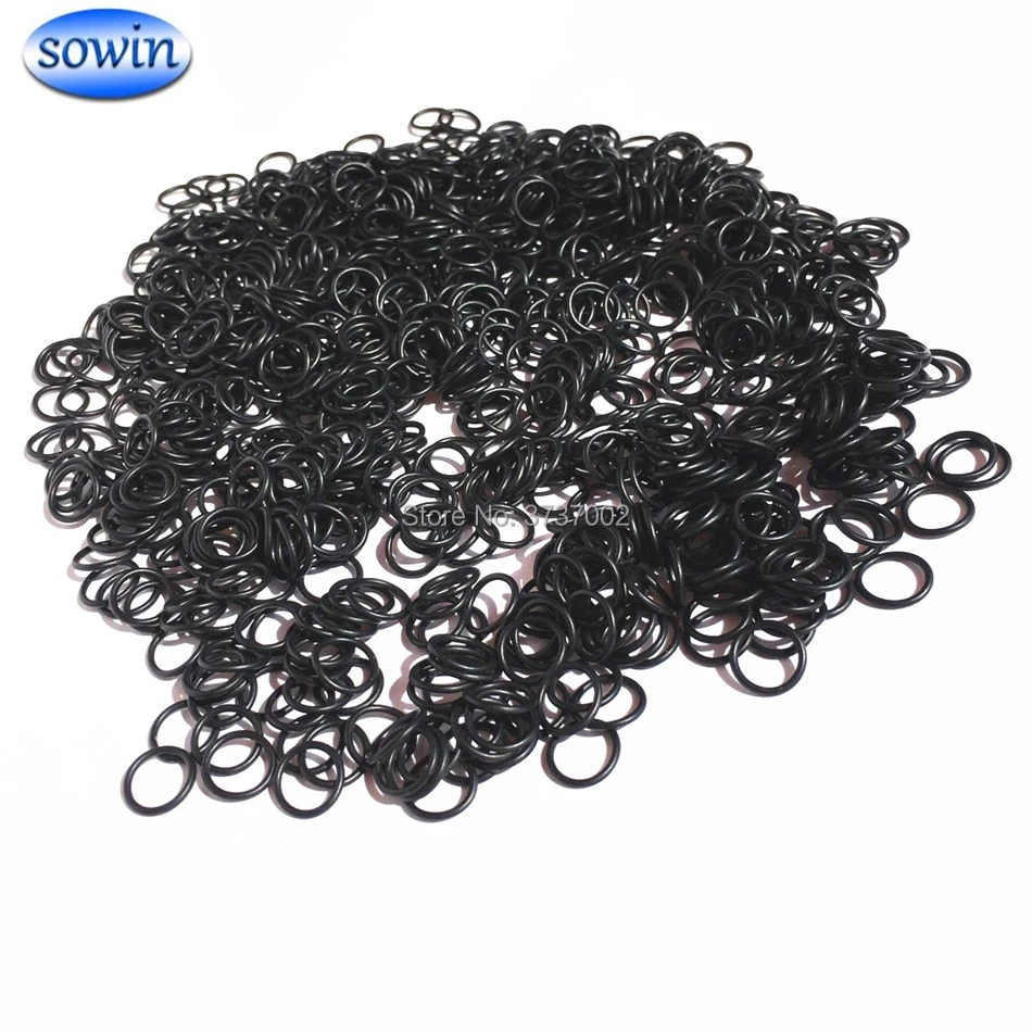 

Rubber Ring NBR Sealing O-Ring 1mm Thickness OD3.5/4/4.5/5/6/7/8/9/10/11/13/14/15mm O Ring Seal Fleible Nitrile Oil Gasket Rings