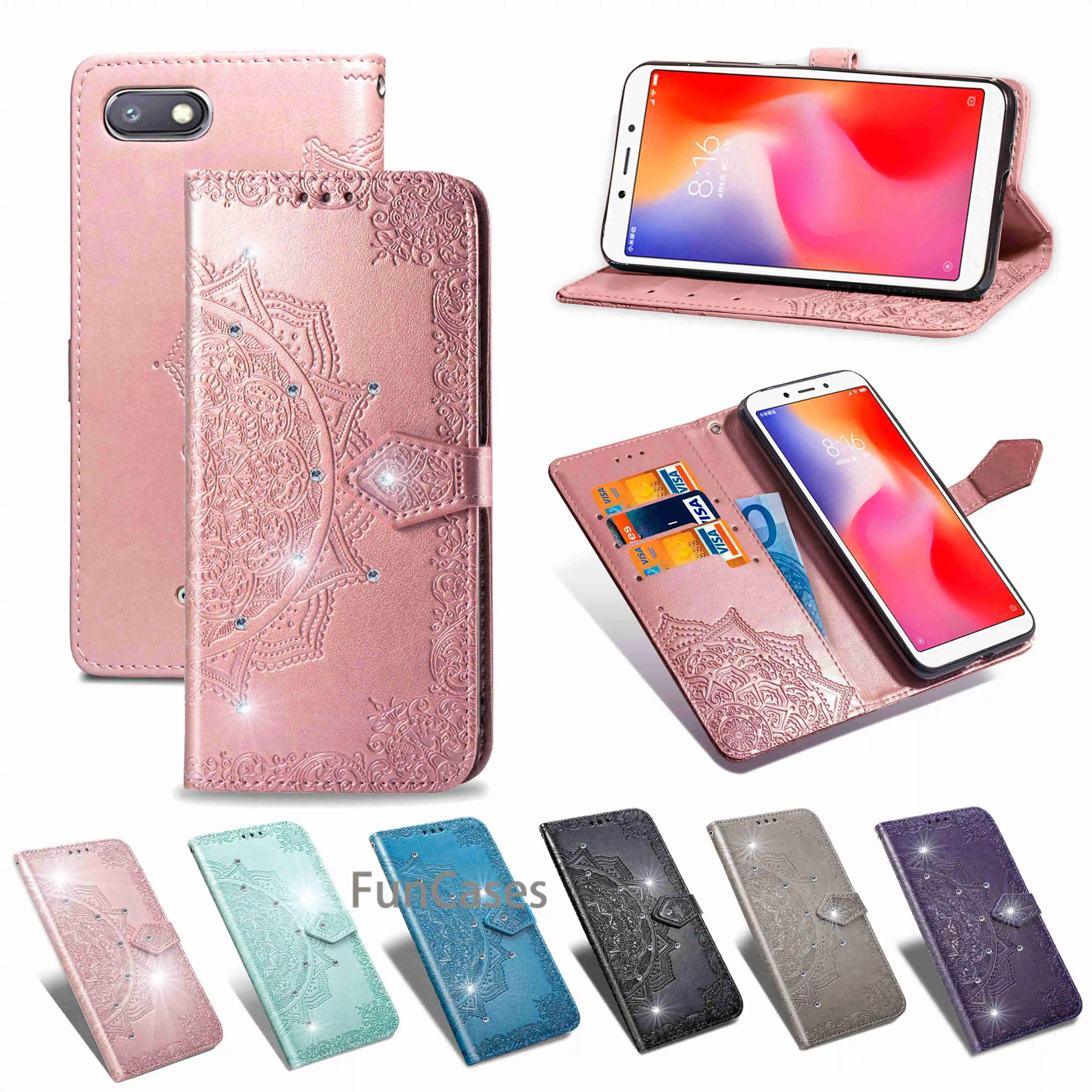 

Phone Case For Xiomi Redmi 6A Case Leather Vintage Wallet Flip Book Case Flip Magnetic Wallet For Xiaomi Redmi 6A 6 A A6 Fundas