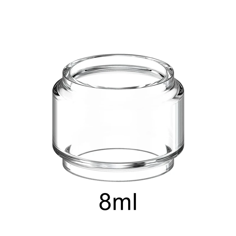 Reemplazo de Pyrex tanque de tubo de cristal para humo Sitck Príncipe Kit de tubo de vidrio de 8ml TFV12 Príncipe tanque