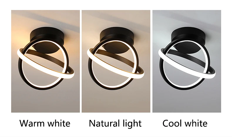 drop ceiling lights Simple Black White Ceiling Light for Home Living Room Corridor Hallway Balcony Surface Mounted Aisle Ceiling Lighting Fixtures black ceiling lights