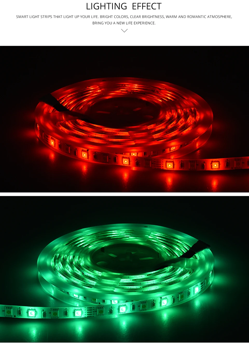 EeeToo, умный, Wifi, светодиодный светильник, водонепроницаемая, RGB лента, DC12V, лента, диод, светодиодный, Ночной светильник, приложение, дистанционное управление, работа с Echo Alexa
