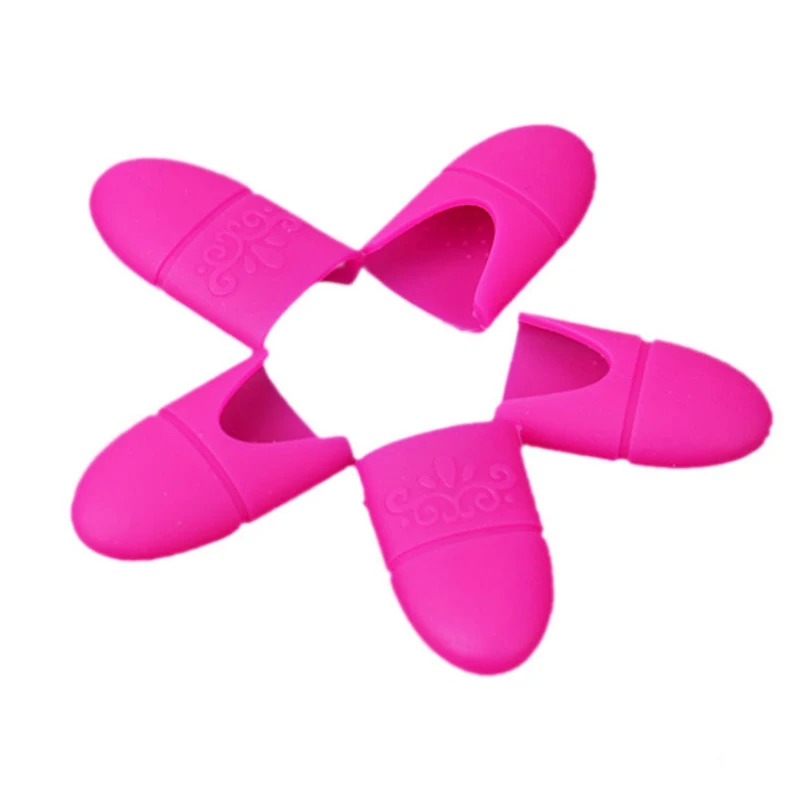 10PC Nail Polish Clip Soak Off Silicone Cap UV Gel Lak Remover Wraps Degreaser Cleaner Tips Fingers Cover Varnish Manicure Tools 4