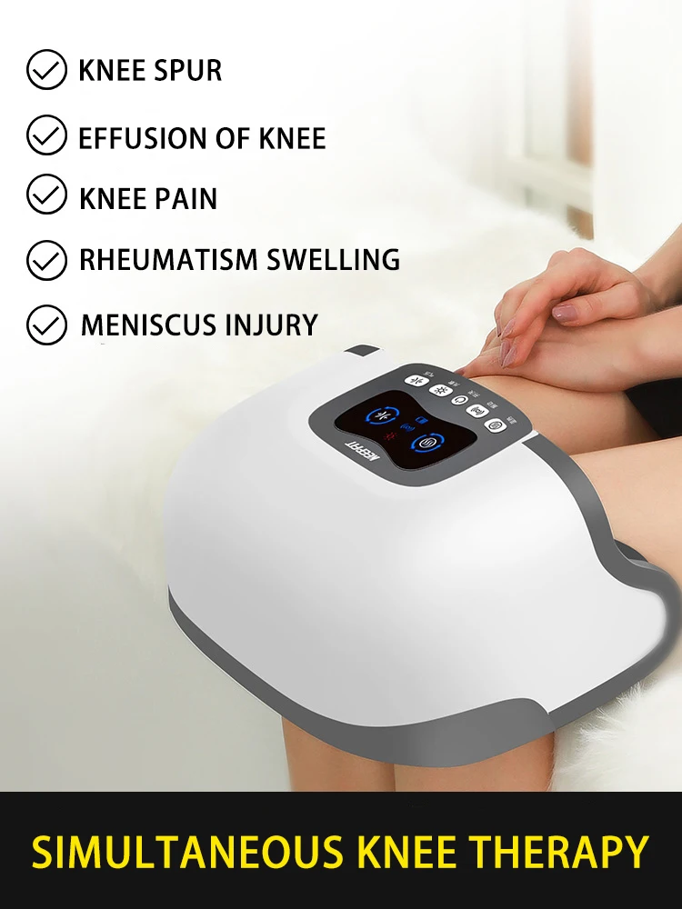 4D Double Knee Massager Infrared Heating Massage High Frequency Vibration Magnetic Effect Knee Therapy Instrument 2