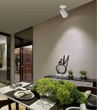 

Dimmable LED embedded Ceiling down lamp 90 degree Adjustable and 360 degree rotatable built in COB Spot light Recessed Downlight