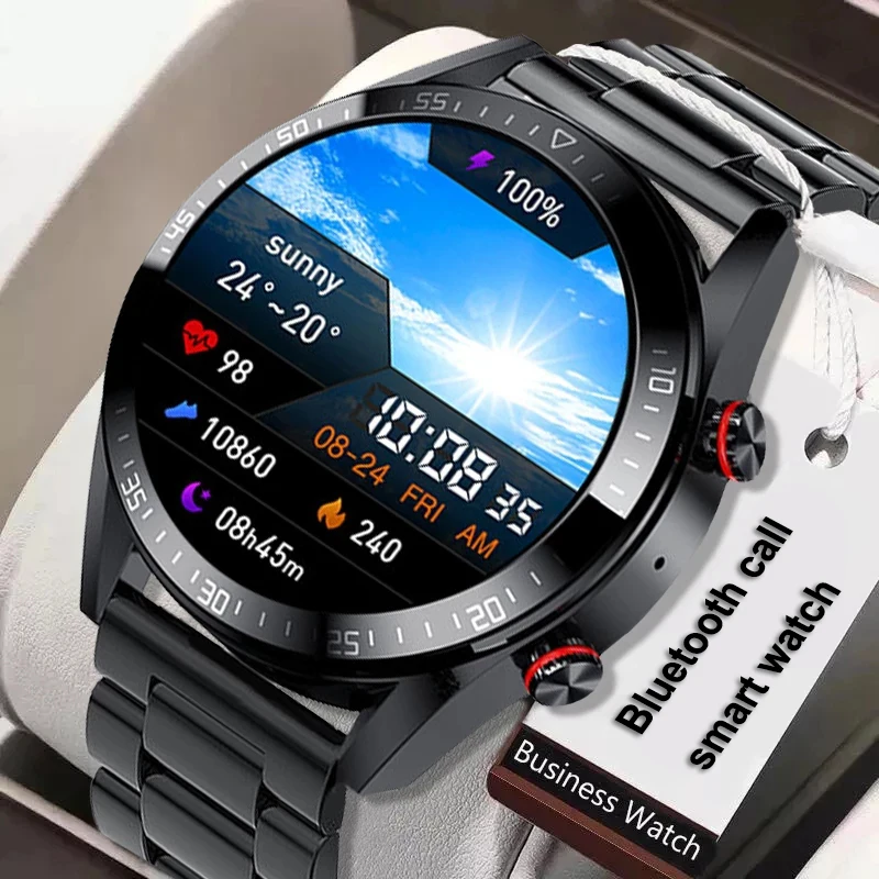 Новинка 2021 умные часы с экраном 454*454 мужские поддержкой Bluetooth звонков местной