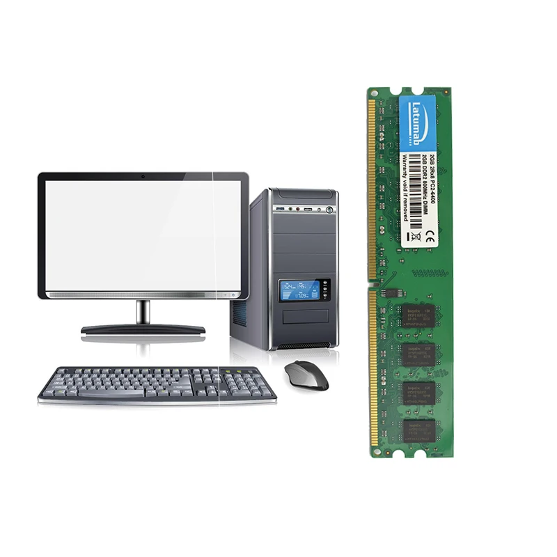 Latumab 2 ГБ 4 ГБ DDR2 800 МГц PC2 6400 настольная Память DIMM Память RAM 240 шпильки 1,8 в Настольный ПК модуль памяти ram