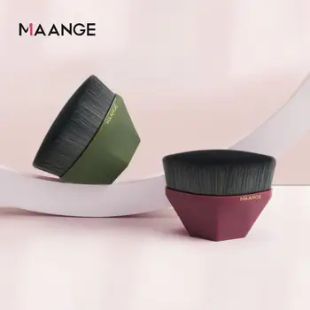 

1PC Cosmetic Brush Hexagonal Diamond Nylon Flat Bottom Makeup Brush Seamless Multifunctional Foundation Soft Plastic Petal Brush