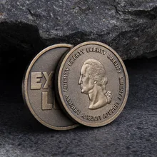 

Free Head Commemorative Coin Virtual Coin Extra Life Metal Coin Crafts Collection Home Decoration