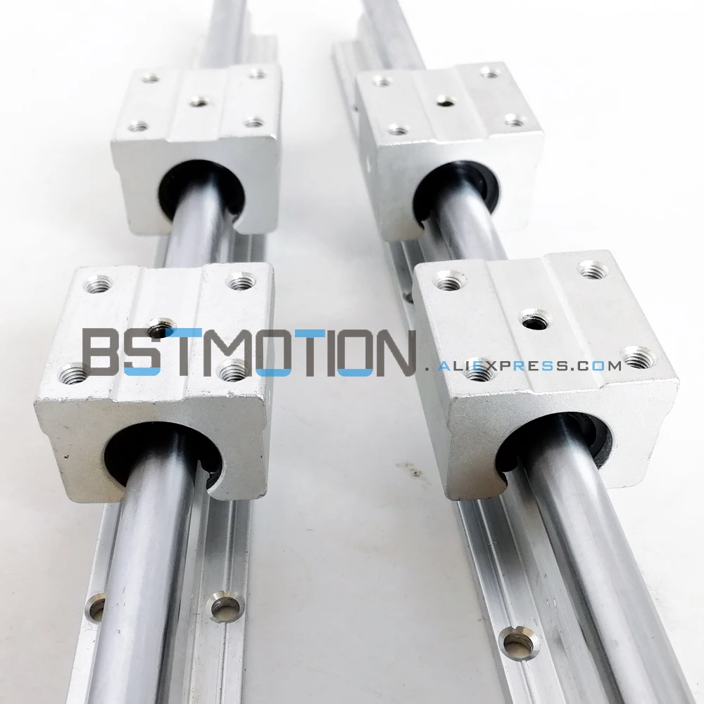 2PCS 10mm X 600mm Bearing Steel Linear Shaft Rods - Optical Axis Cylinder Rails