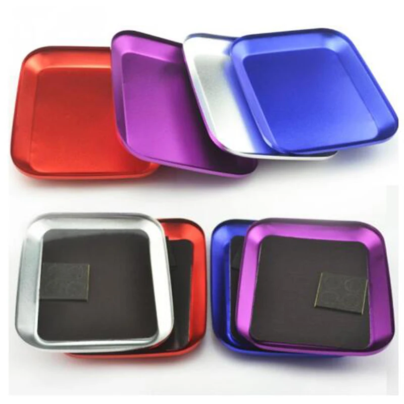 

Useful Aluminum Alloy Screw Tray With Magnetic Pad For Rc Model Phone Car Repair Tool Household Products