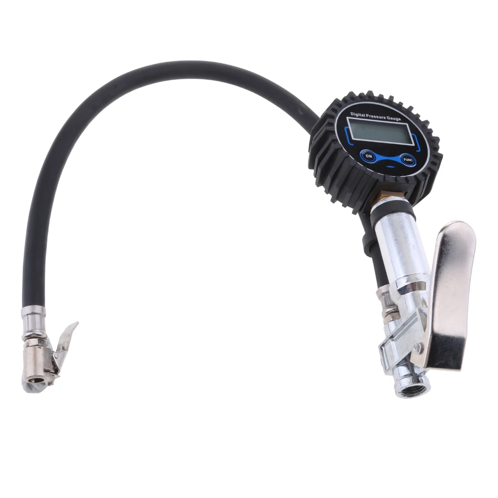 Digital Car Air Tire Tyre Inflator High Accurate Pressure Gauge Tester #4