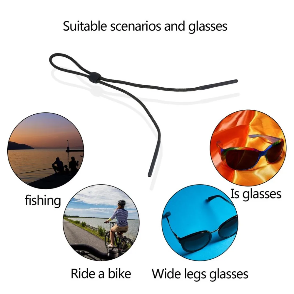 1 шт. регулируемые солнцезащитные очки Lanyards шейный шнур ремешок очки ремешок Ремешок-держатель