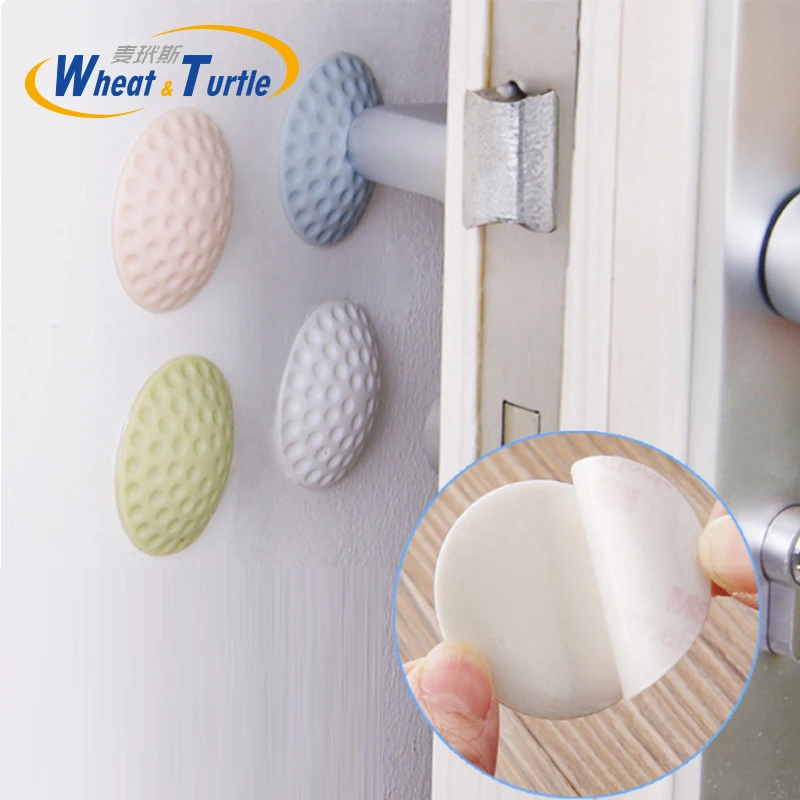 Door Anti Collision Protector 2Pcs Rubber Door Stop Stoppers Safety Keeps Doors From Slamming Prevent Finger Injuries Gates Doorways Lock Protection Child