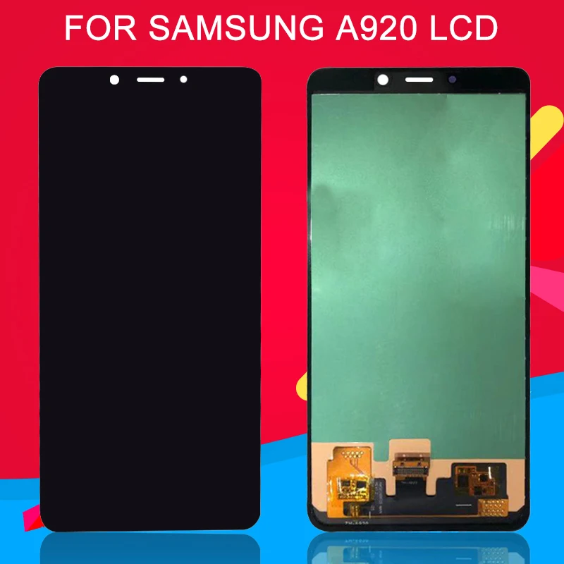 

Dinamico A920 Lcd For Samsung Galaxy A9 2018 LCD Touch Screen Digitizer Assembly A9 Star Pro SM-A920F/DS A9S Display With Frame