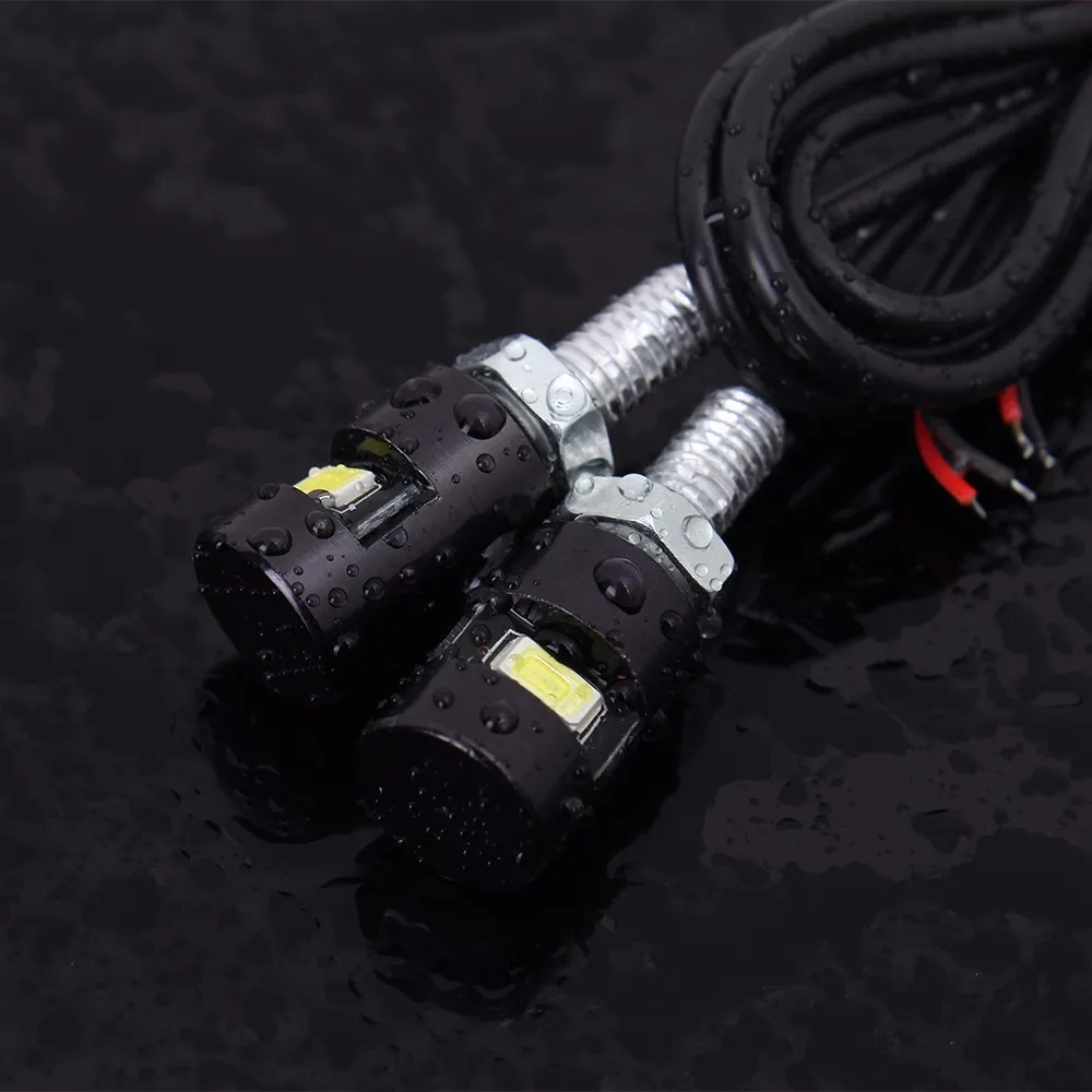 Maluokasa 2x Мотоцикл LED Номерной знак Легкий Стайлинг болт smd свет автомобиль фантастический лампа 12 В спереди задний фонарь