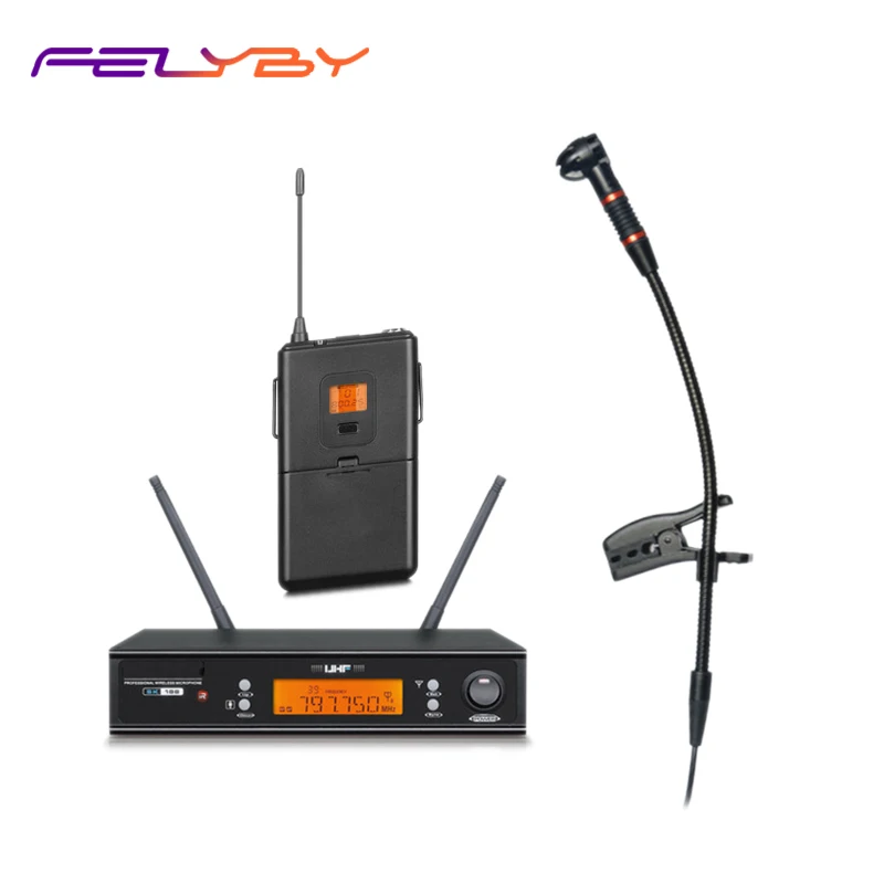 

FELYBY CX-500 microphone for saxophone,professional wind instrument microphone, Violin mini condenser small microphone