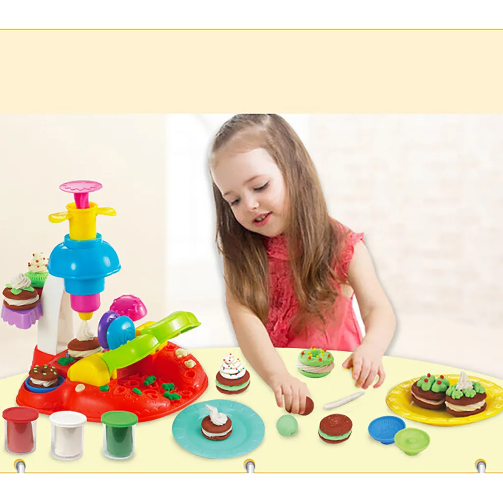 DIY Play Toys сладкий шопп Мороз печенье набор тесто для лепки игрушечный набор инструментов кукольный домик Миниатюрные аксессуары игрушка детский подарок W918