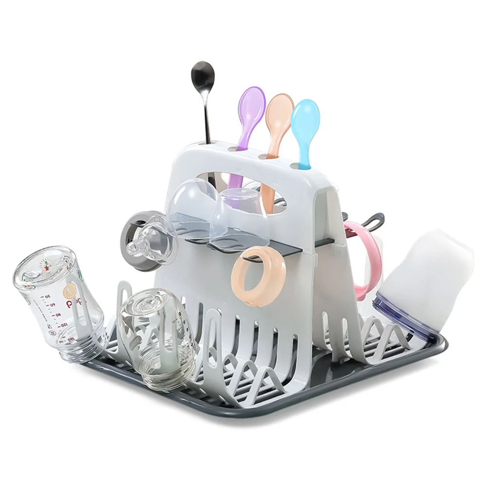 

Drying Rack Portable Baby Milk Bottle Drying Rack Detachable Colorful Baby Pacifier Feeding bottle dryer Multi layer storage