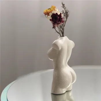 

Body Art Design Vase Flower Vase Creative Hobby Vase Planting Machine Home Decor Vases For Flowers Ikebana Vase Plant Vase