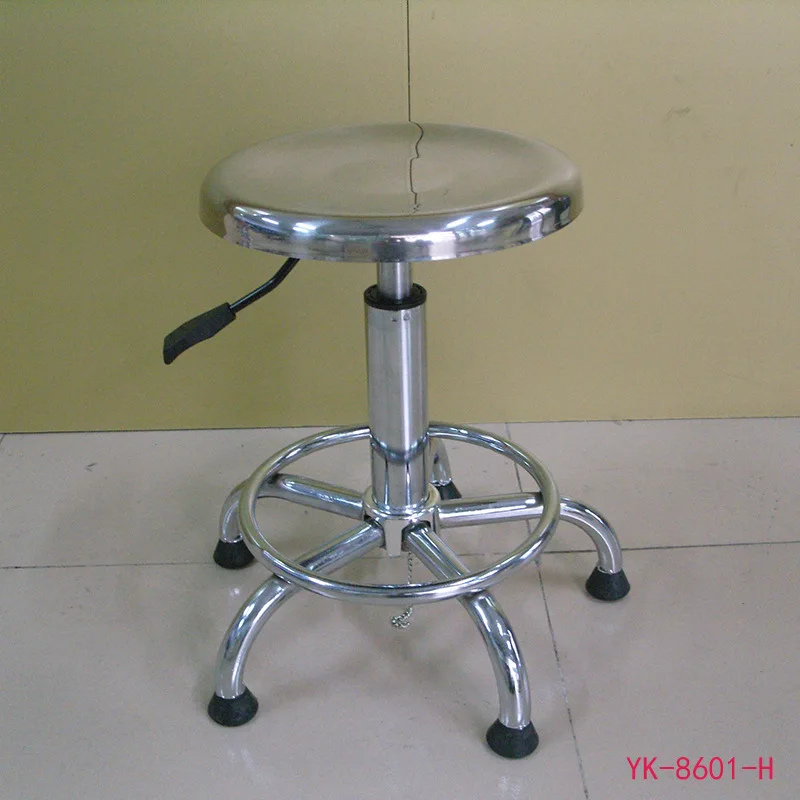 

Manufacturers Direct Selling Laboratory Stainless Steel Stool Anti-static Height Adjustable round Stool Factory Workshop Product