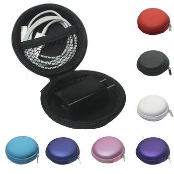 

Portable Mini Round Coin Wallet Purse Hard Key Earphone Holder Case Bag For Hand Spinner Triangle Finger Toy
