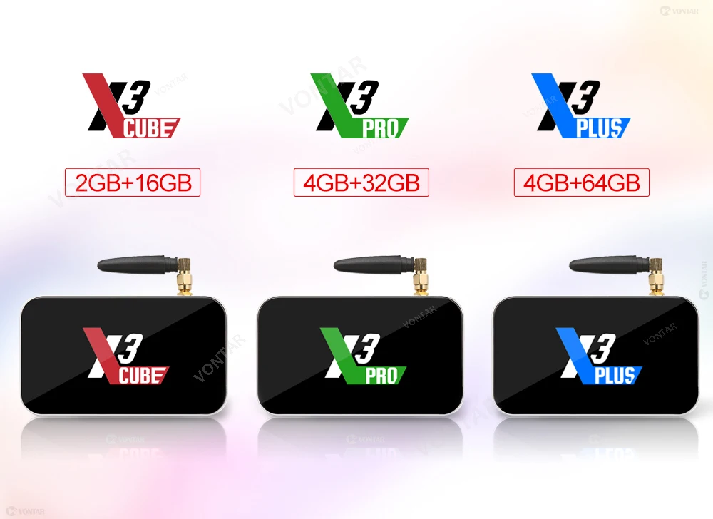 X3 PRO X3 CUBE Amlogic S905X3 Android 9.0 TV Box 2GB 4GB DDR4 16GB 32GB ROM 2.4G 5G WiFi 1000M LAN