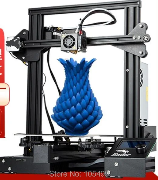 cheap 2019 new 3D Printer A5 Updated 3D Printing Machine Extreme High Accuracy Machine Large Build Size I3 DIY Kit FDM Printer