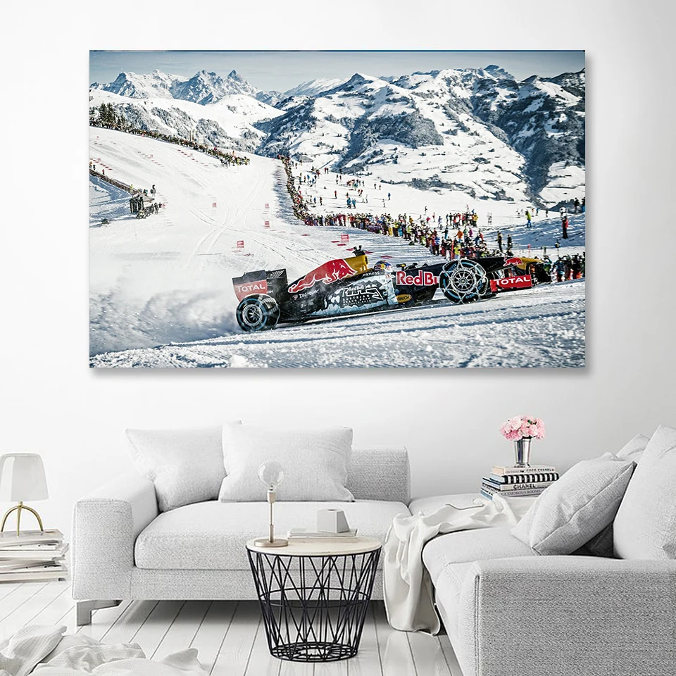 

Formula One Poster Racing Wall Art Printed Canvas Canvas Painting Wall Picture Modern Living Room Bedroom Home Decor Frameless