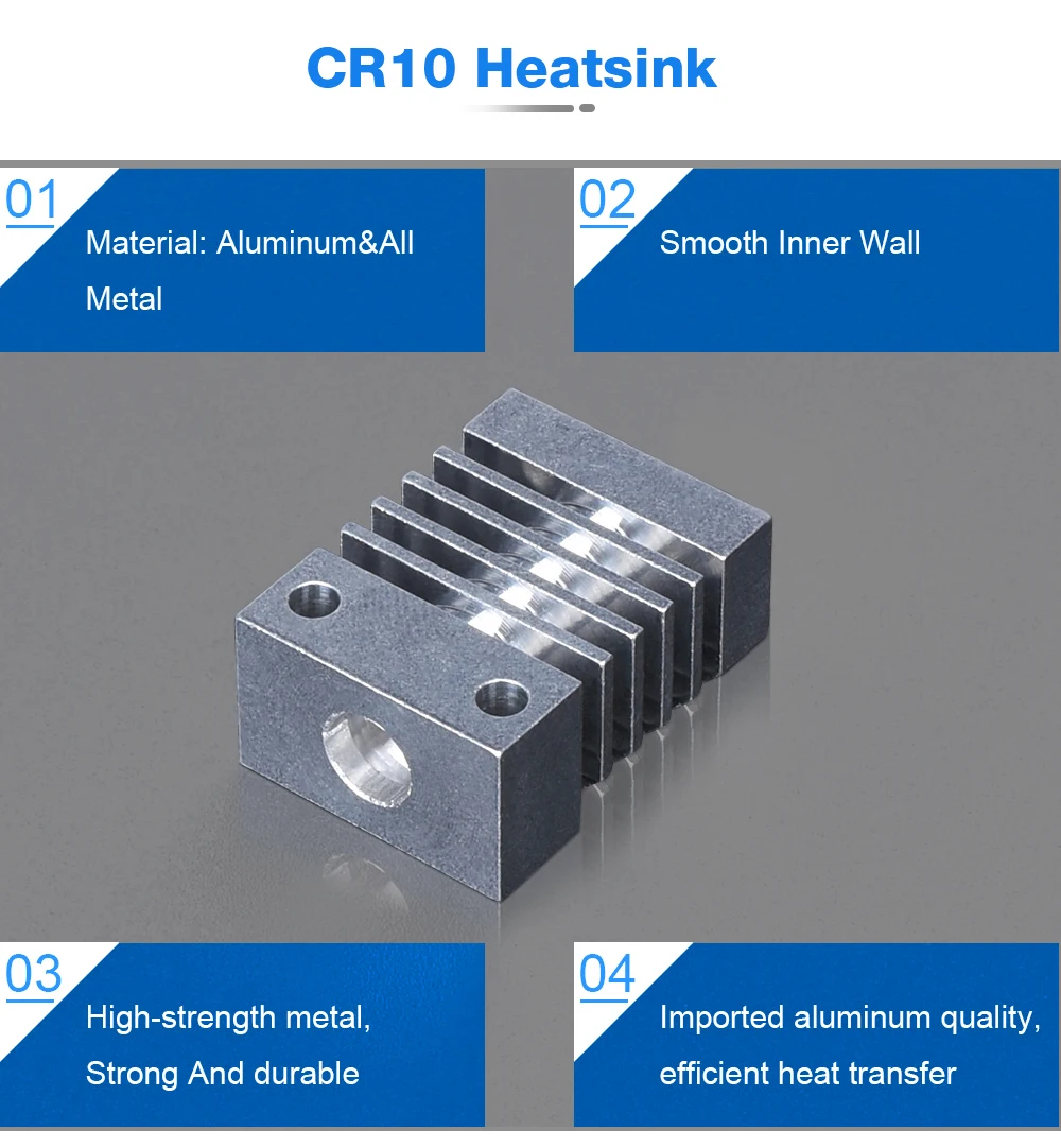 GmFive CR10 радиатор все металлические Hotend для CR10 Ender 3 принтеры MK8 сопла CR10 Hotend экструдер титановый тепловой выключатель