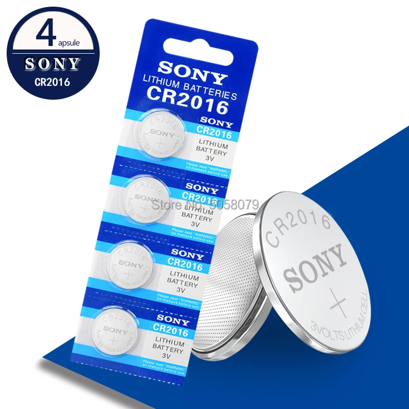 4 шт./лот, бренд, новинка, батарея для SONY cr2016, 3 в, кнопочный элемент, монета, батареи для часов, компьютера, cr, DL2016, KCR2016