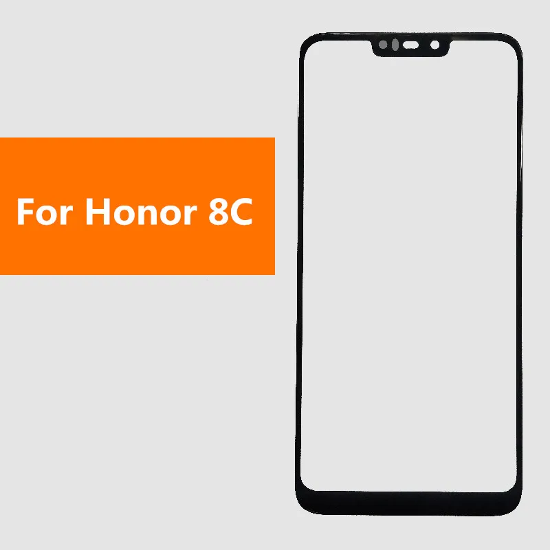 Honor8C внешний экран для huawei Honor 8C Передняя сенсорная ЖК-панель дисплей из стекла крышка объектива телефон Ремонт Замена частей