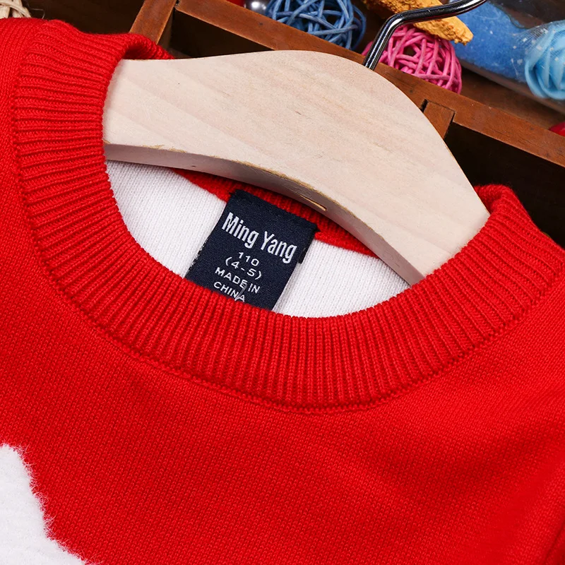 

Girls Korean-style 2019 Autumn And Winter New Style Sweater Children Cartoon Cat Casual Cotton Pullover Knitting Shirt Trend